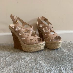 Blush/Tan Wedges